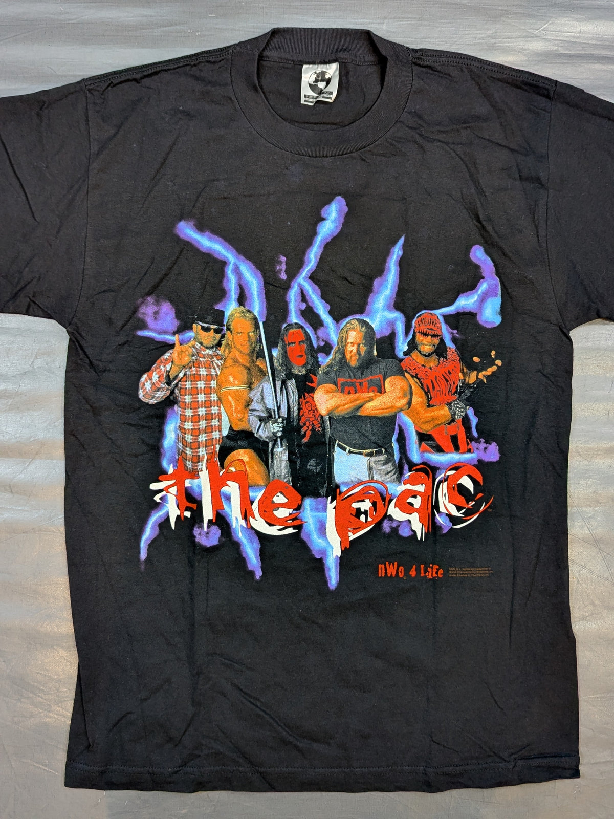 nWo Wolfpack "the pac" Picture T-Shirt (WCW (1990s) / Black)