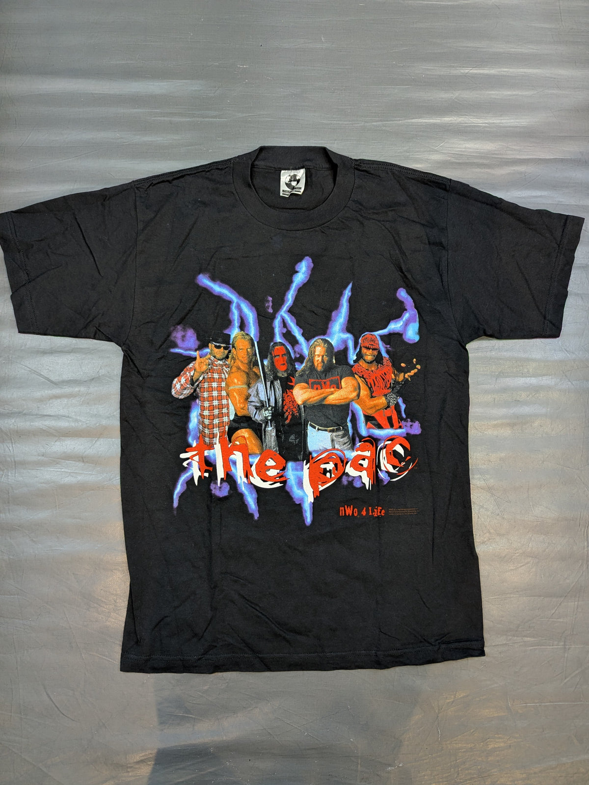 nWo Wolfpack "the pac" Picture T-Shirt (WCW (1990s) / Black)