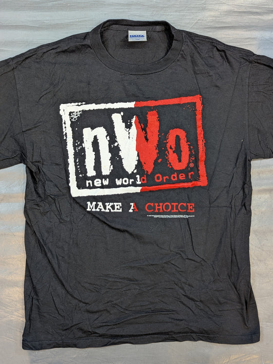 nWo "MAKE A CHOICE" T-shirt (WCW (1998) / Black)