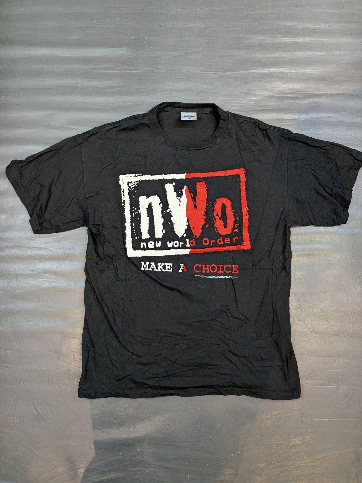 nWo「MAKE A CHOICE」Tシャツ(WCW(1998) / ブラック)