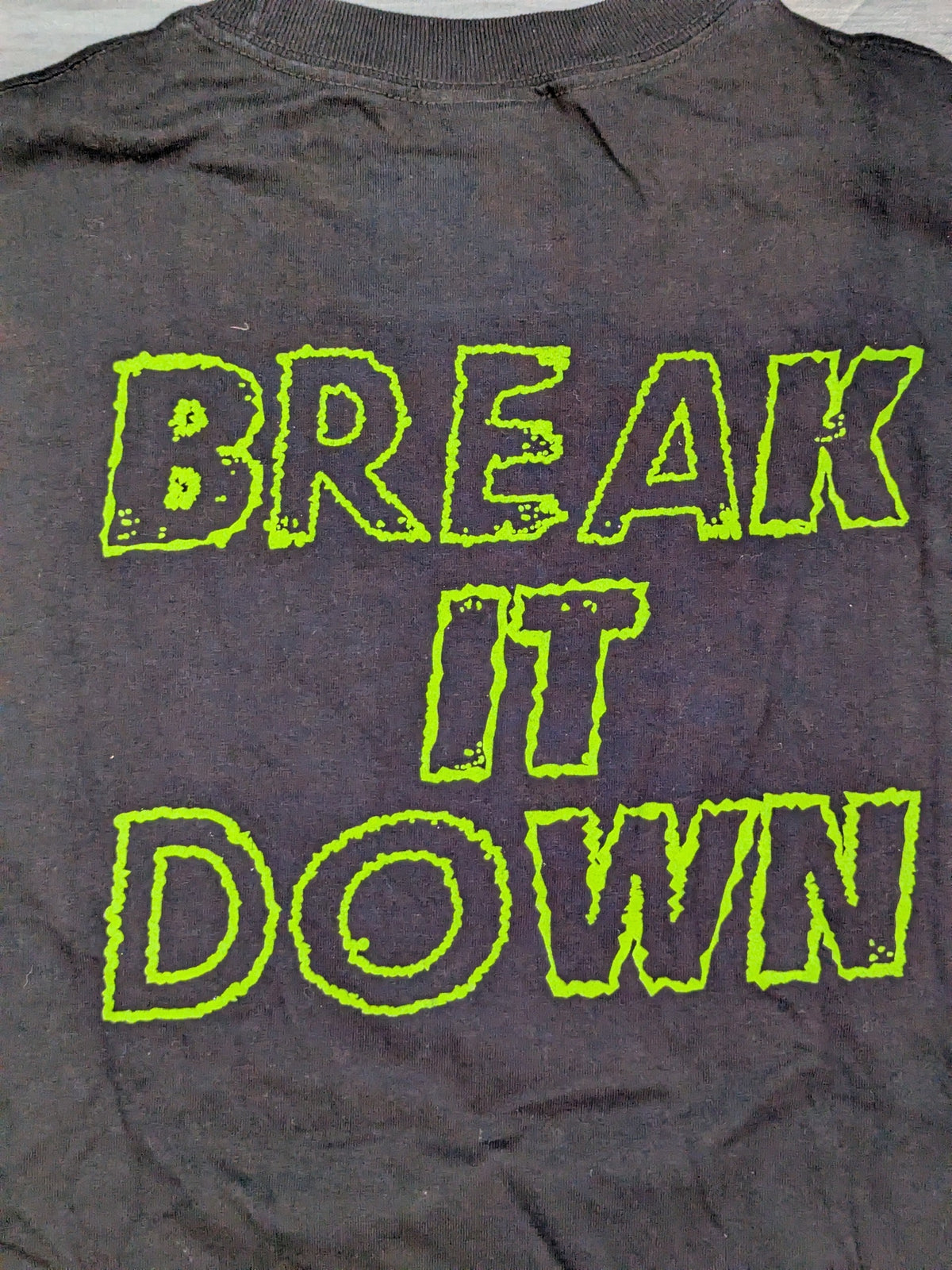 D-GENERATION X 'BREAK IT DOWN' T-shirt (WWE (2002) / Black)