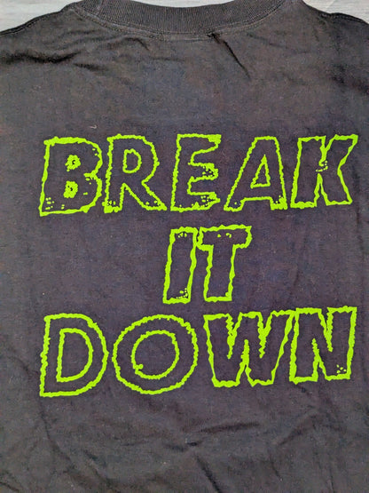 D-GENERATION X 'BREAK IT DOWN' T-shirt (WWE (2002) / Black)
