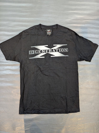 D-GENERATION X "TWO WORDS SUCK IT" T-shirt (WWE (2002) / Black)