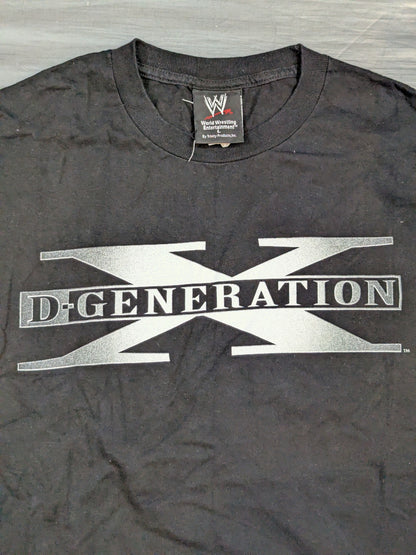 D-GENERATION X "TWO WORDS SUCK IT" T-shirt (WWE (2002) / Black)