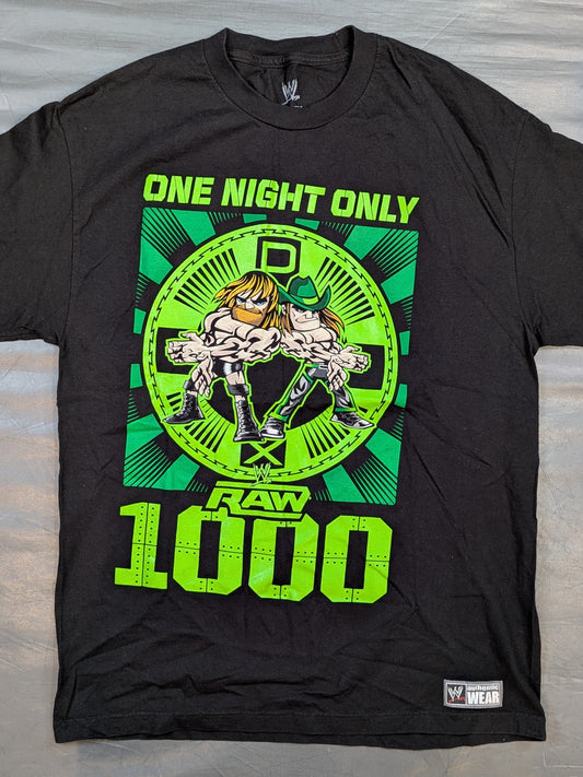 D-GENERATION X "RAW 1000" Illustration T-Shirt (WWE (2011) / Black)
