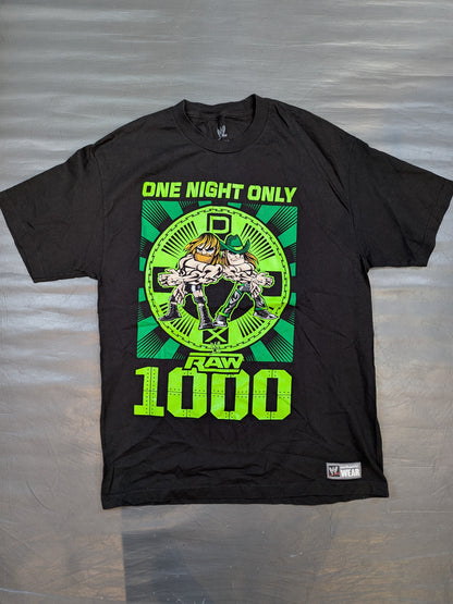 D-GENERATION X "RAW 1000" Illustration T-Shirt (WWE (2011) / Black)