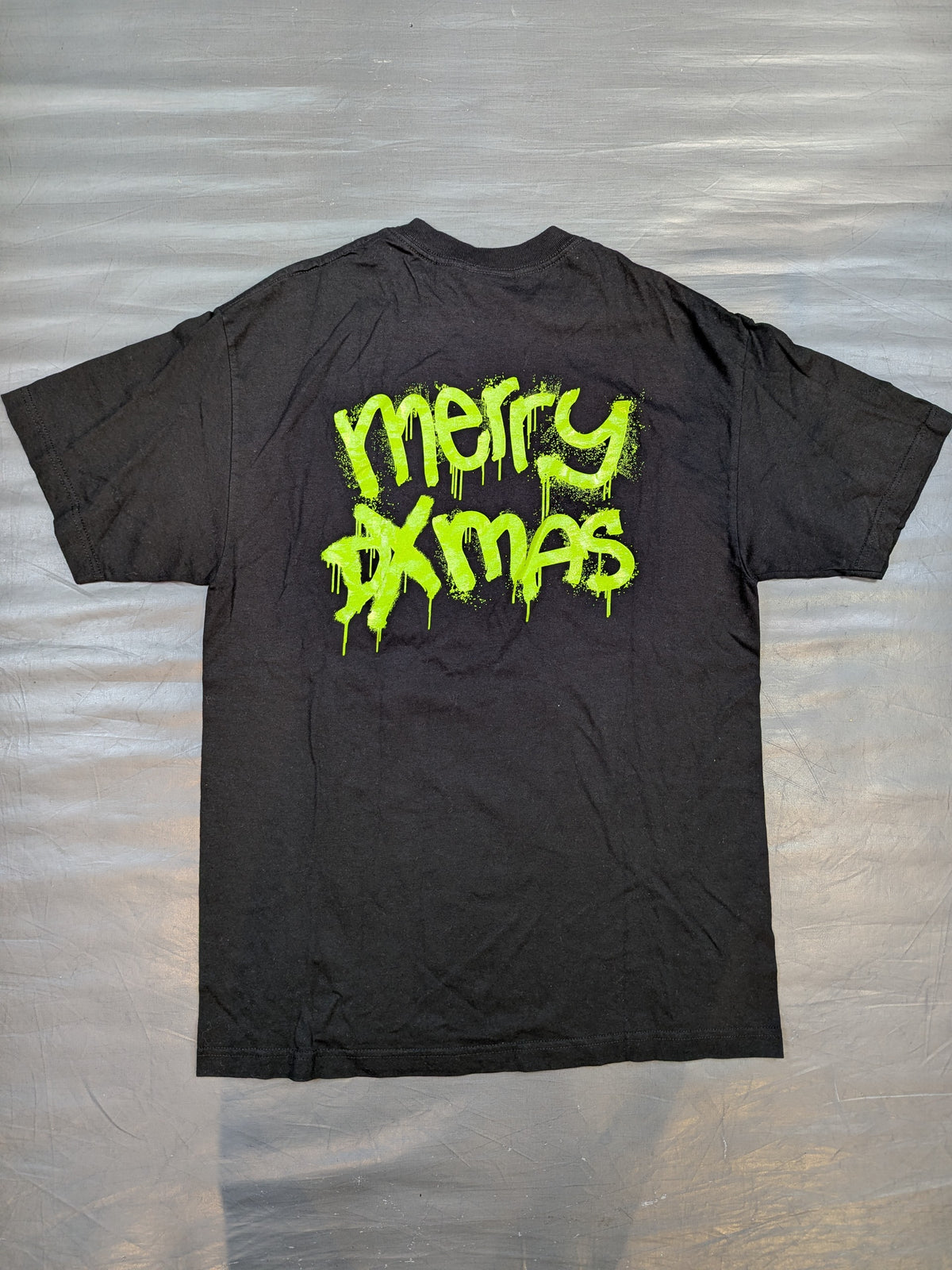 D-GENERATION X「merry DXmas」イラストTシャツ(WWE(2002) / ブラック)