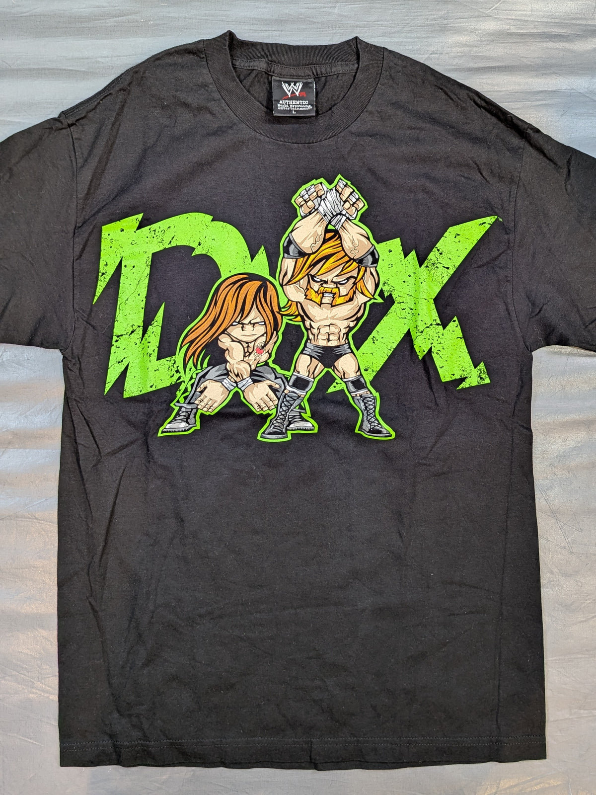 D-GENERATION X イラストTシャツ①(WWE(2007) / ブラック)