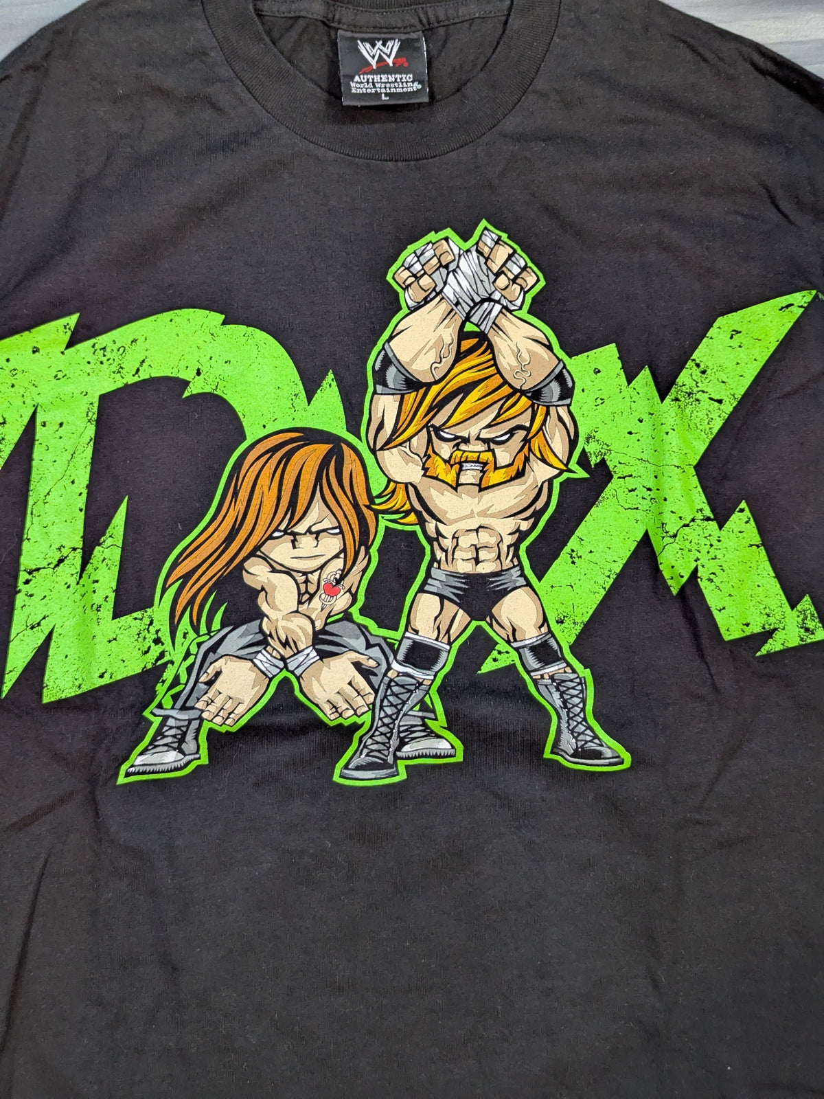 D-GENERATION X イラストTシャツ①(WWE(2007) / ブラック)