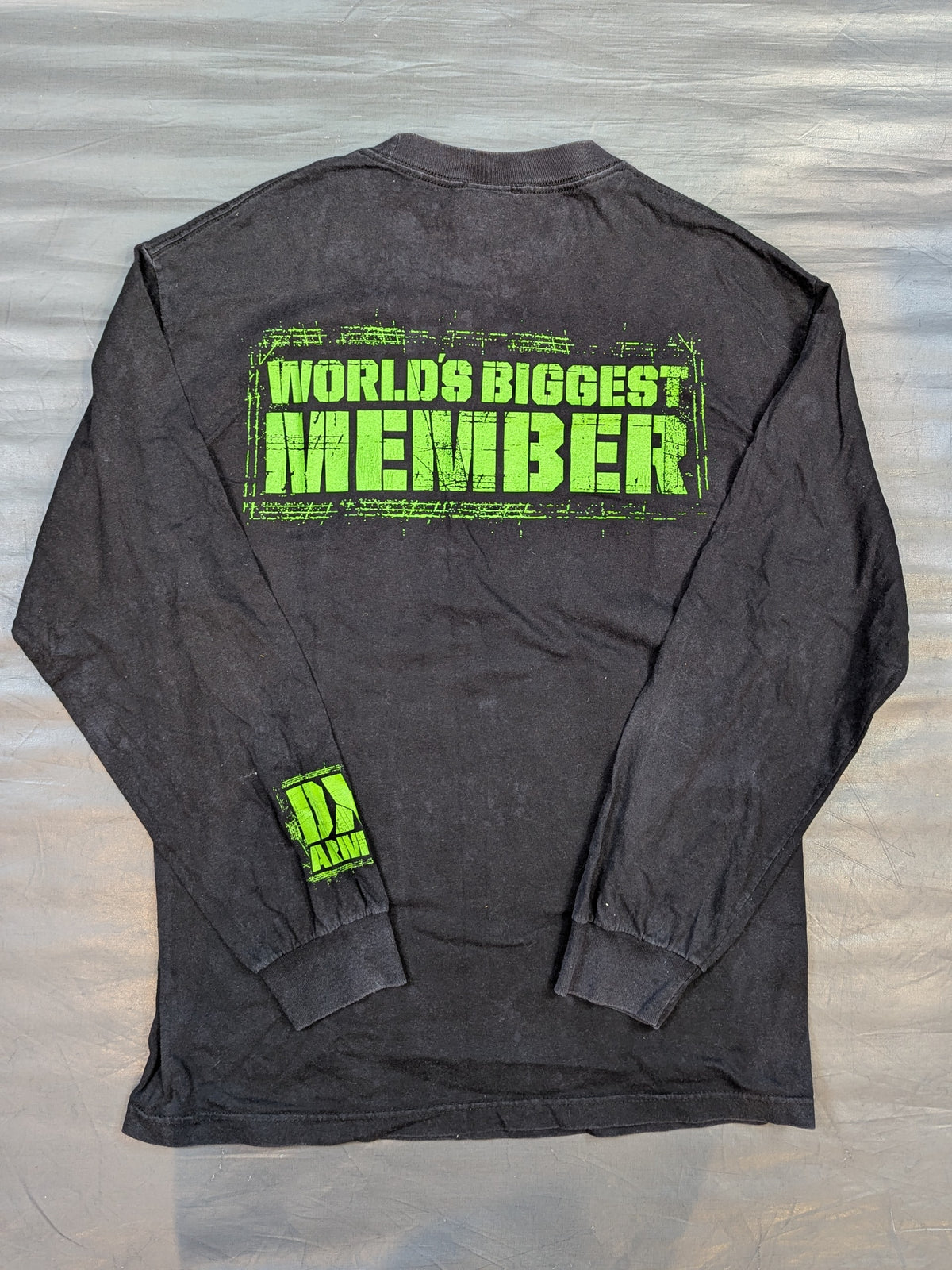 D-GENERATION X "DX ARMY" Illustrated Sleeve T-Shirt (WWE (2008) / Black)