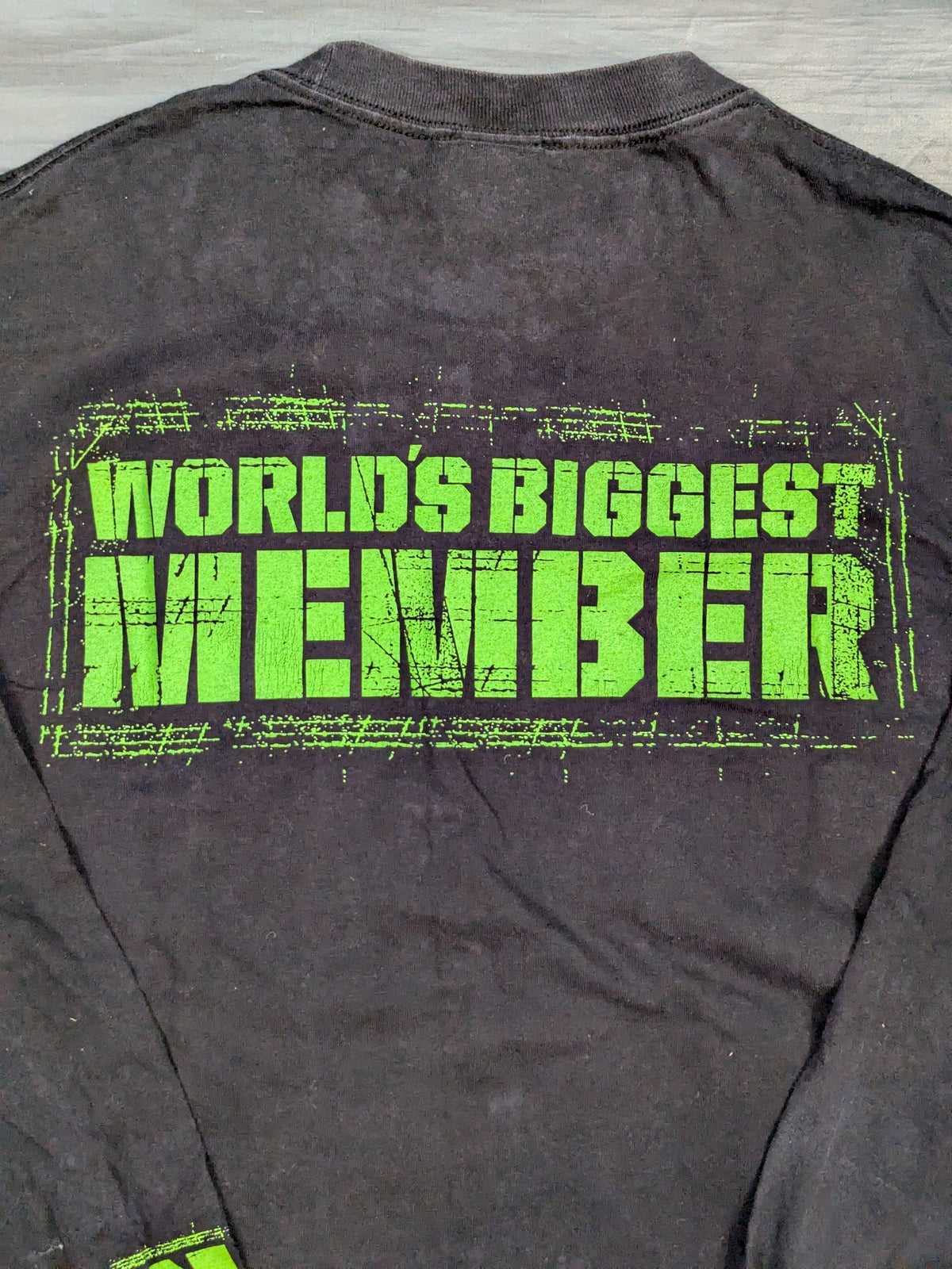 D-GENERATION X "DX ARMY" Illustrated Sleeve T-Shirt (WWE (2008) / Black)
