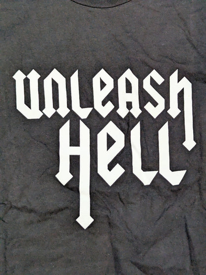 ストーン・コールド・スティーブ・オースチン「Unleash Hell」Tシャツ(WWE(2005) / ブラック)
