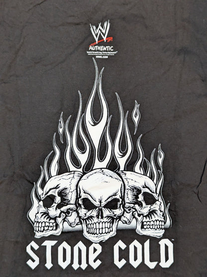 ストーン・コールド・スティーブ・オースチン「Unleash Hell」Tシャツ(WWE(2005) / ブラック)