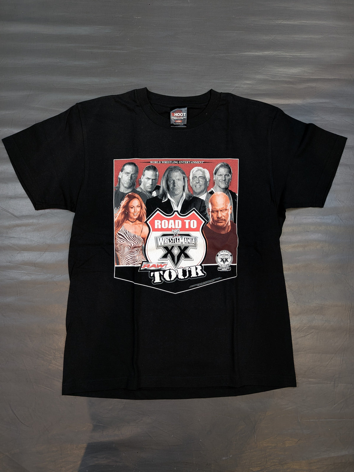 WWE ROAD TO WRESTLEMANIA 20 ピクチャーTシャツ(WWE(2004) / ブラック)