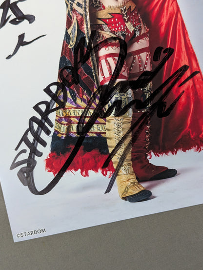 Utami Hayashishita  hand signed autograph  Stardom Pro-Photo  (B-1)