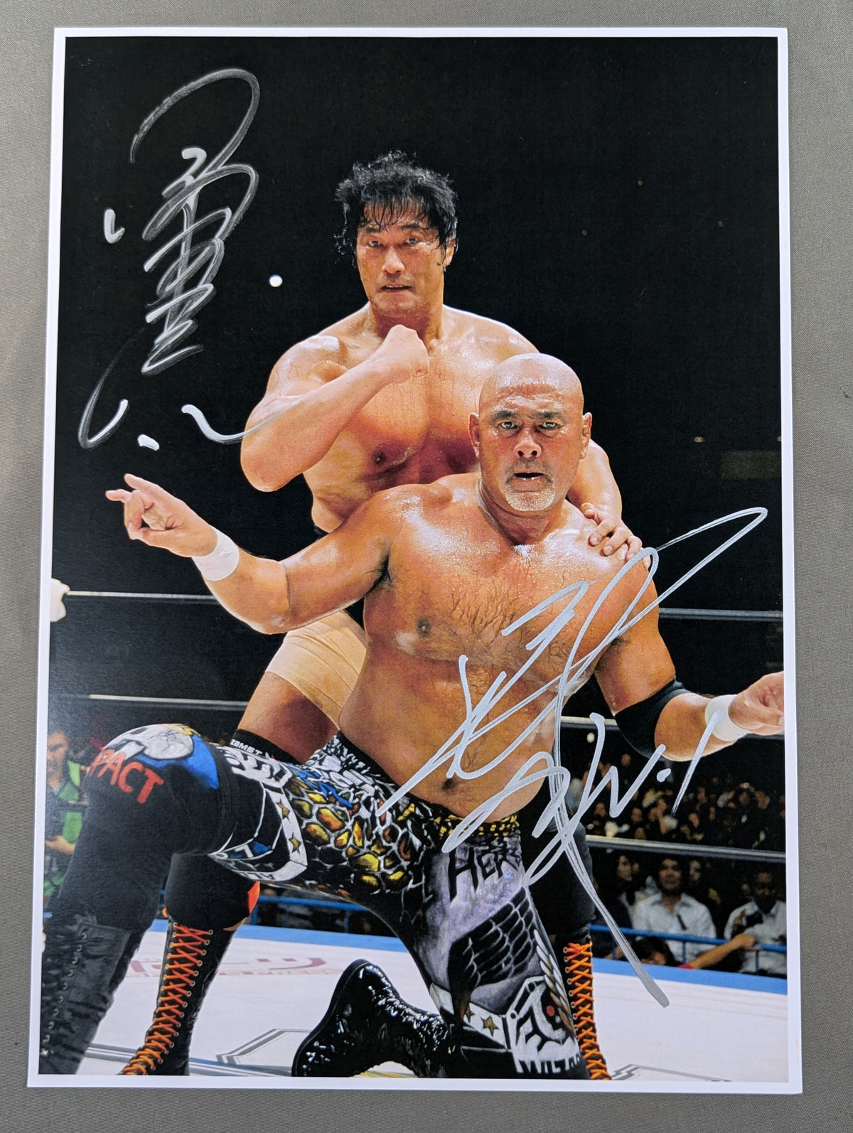 ★ALL TOGETHER★ Muto Keiji & Kenta Kobashi  2 hand signed autographs Pro-Photo 