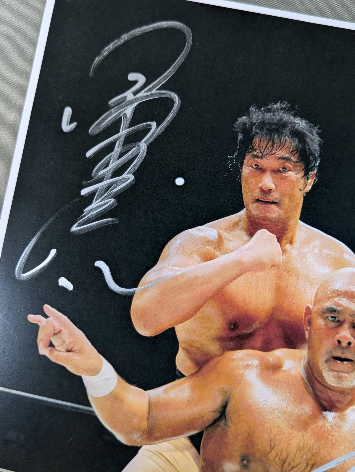 ★ALL TOGETHER★ Muto Keiji & Kenta Kobashi  2 hand signed autographs Pro-Photo 