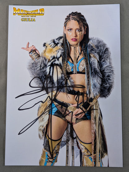 Giulia  hand signed autograph  Marigold Pro-Photo  (B-8)