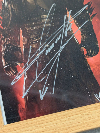 Undertaker hand signed autograph  photo card