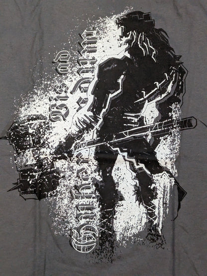 トリプルH スカルグラフィックTシャツ(WWE(2011) / グレー)