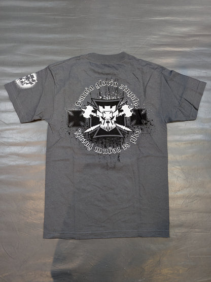 トリプルH スカルグラフィックTシャツ(WWE(2011) / グレー)