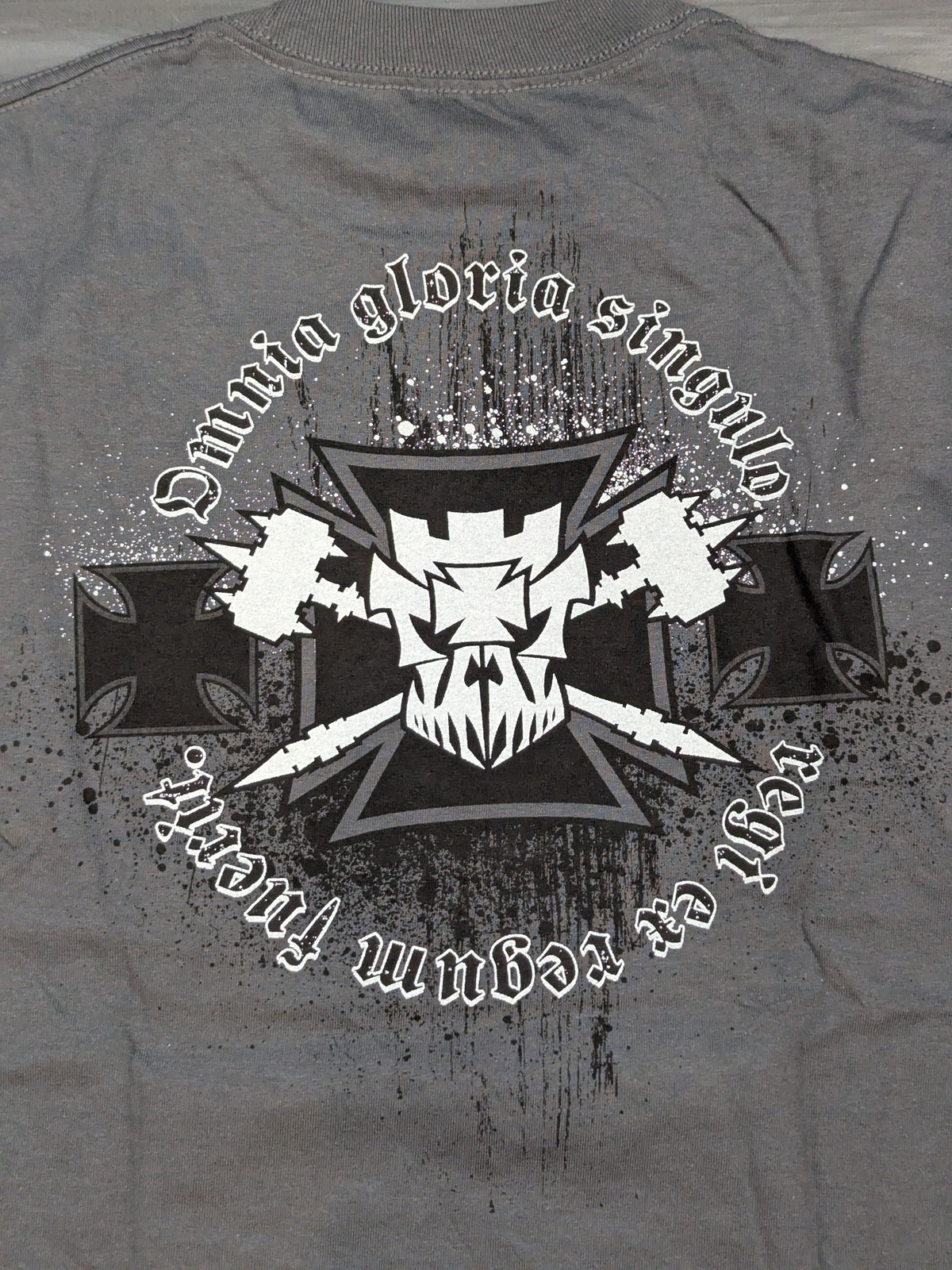 トリプルH スカルグラフィックTシャツ(WWE(2011) / グレー)