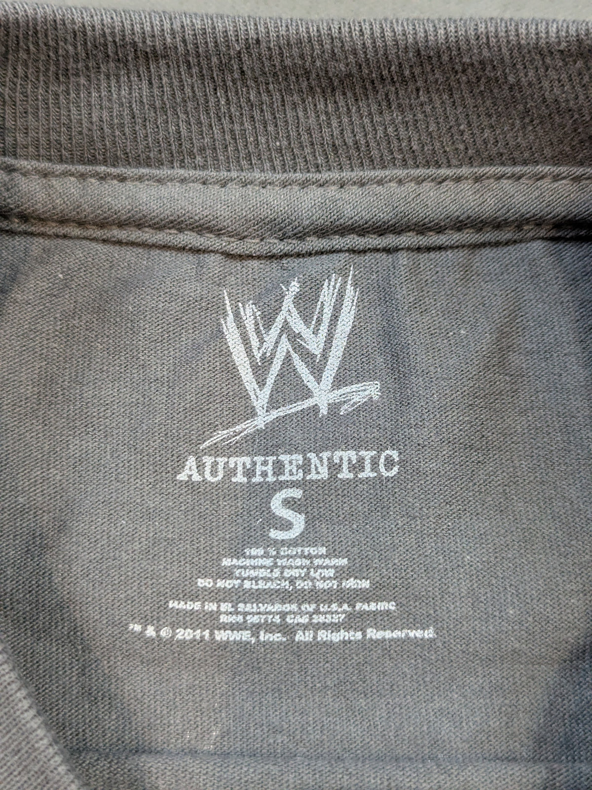 トリプルH スカルグラフィックTシャツ(WWE(2011) / グレー)