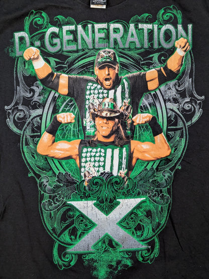 D-GENERATION X ピクチャーTシャツ①(WWE(2010) / ブラック)