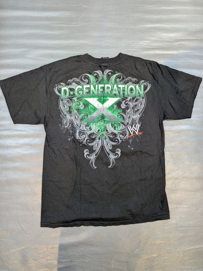 D-GENERATION X ピクチャーTシャツ①(WWE(2010) / ブラック)