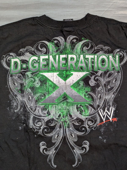D-GENERATION X ピクチャーTシャツ①(WWE(2010) / ブラック)
