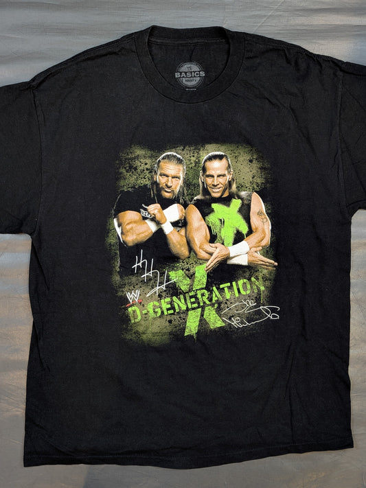 D-GENERATION X ピクチャーTシャツ②(WWE(2010s) / ブラック)