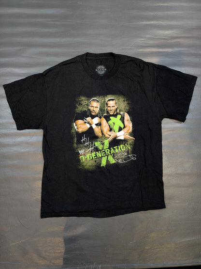 D-GENERATION X ピクチャーTシャツ②(WWE(2010s) / ブラック)