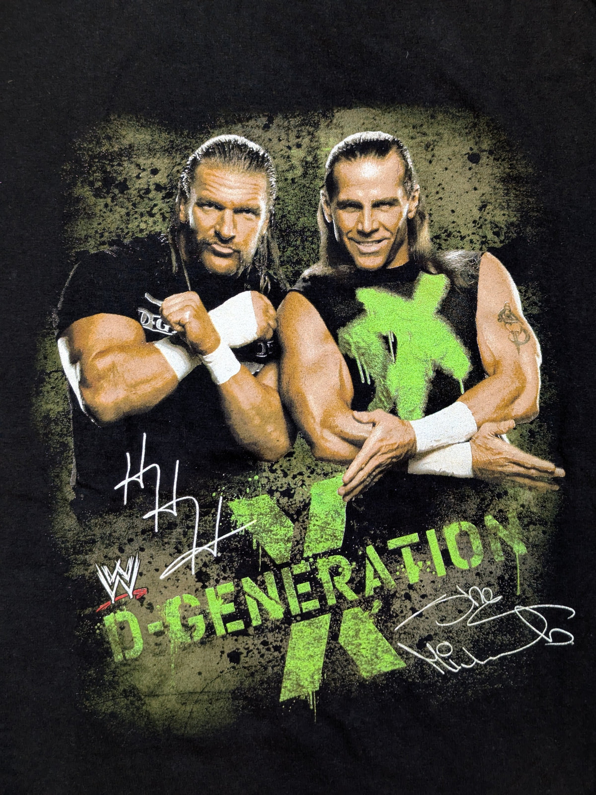 D-GENERATION X ピクチャーTシャツ②(WWE(2010s) / ブラック)