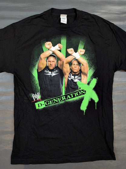 D-GENERATION X ピクチャーTシャツ③(WWE(2000s) / ブラック)