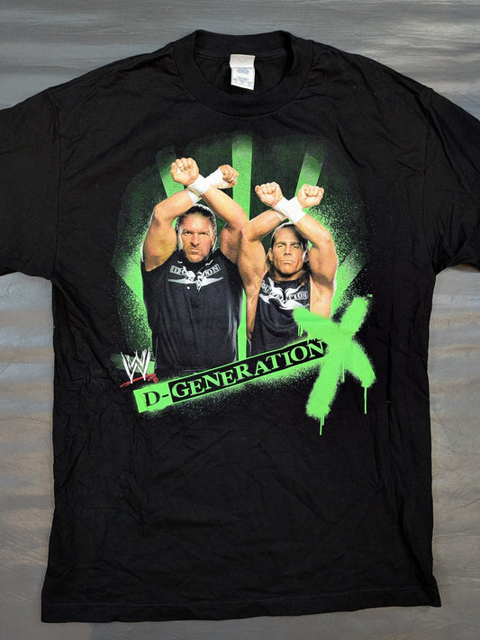 D-GENERATION X ピクチャーTシャツ③(WWE(2000s) / ブラック)
