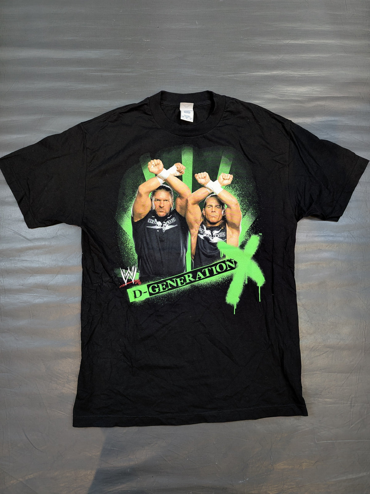 D-GENERATION X ピクチャーTシャツ③(WWE(2000s) / ブラック)