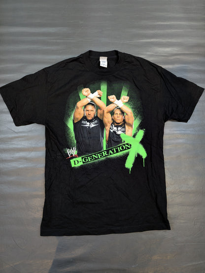 D-GENERATION X ピクチャーTシャツ③(WWE(2000s) / ブラック)