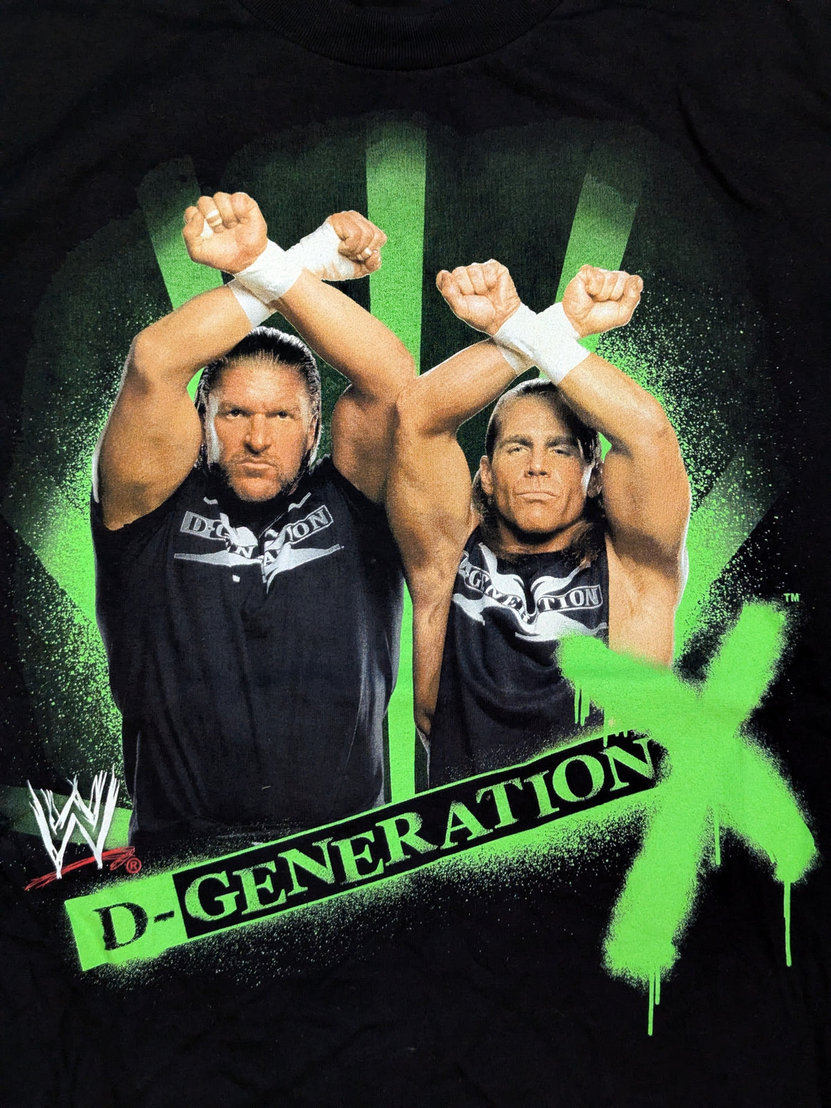 D-GENERATION X ピクチャーTシャツ③(WWE(2000s) / ブラック)