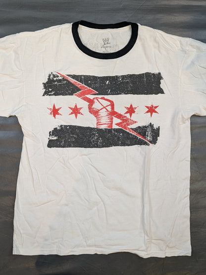 CM Punk "BEST IN THE WORLD" T-shirt (WWE (2010s) / White)