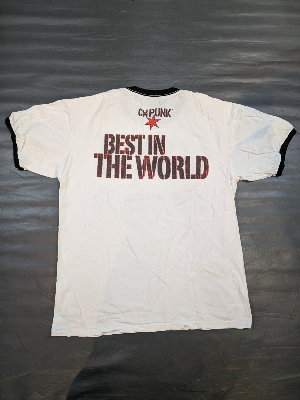 CM Punk "BEST IN THE WORLD" T-shirt (WWE (2010s) / White)