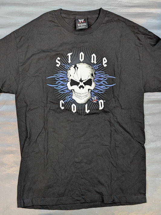 ストーン・コールド・スティーブ・オースチン ピクチャーTシャツ(WWE(2005) / ブラック)