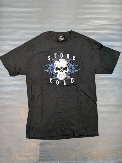 ストーン・コールド・スティーブ・オースチン ピクチャーTシャツ(WWE(2005) / ブラック)