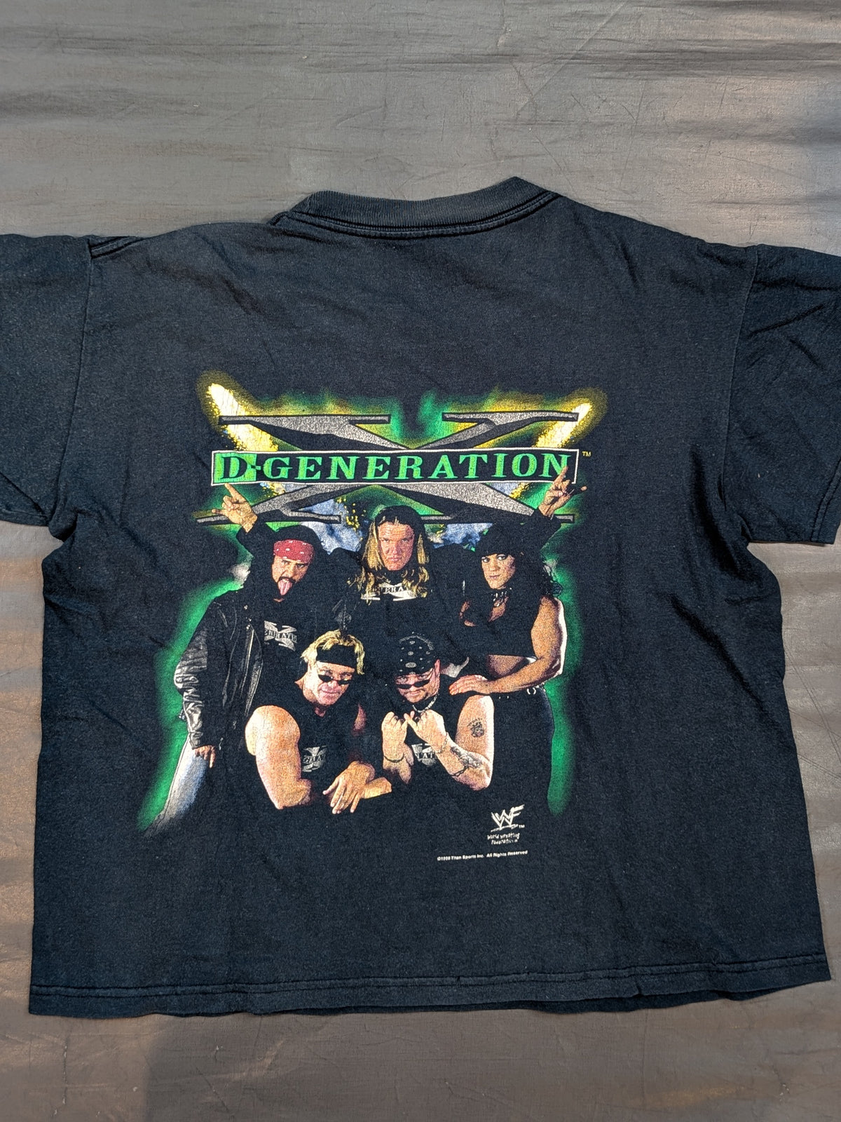 D-GENERATION X Picture T-Shirt (WWF (1998) / Black)