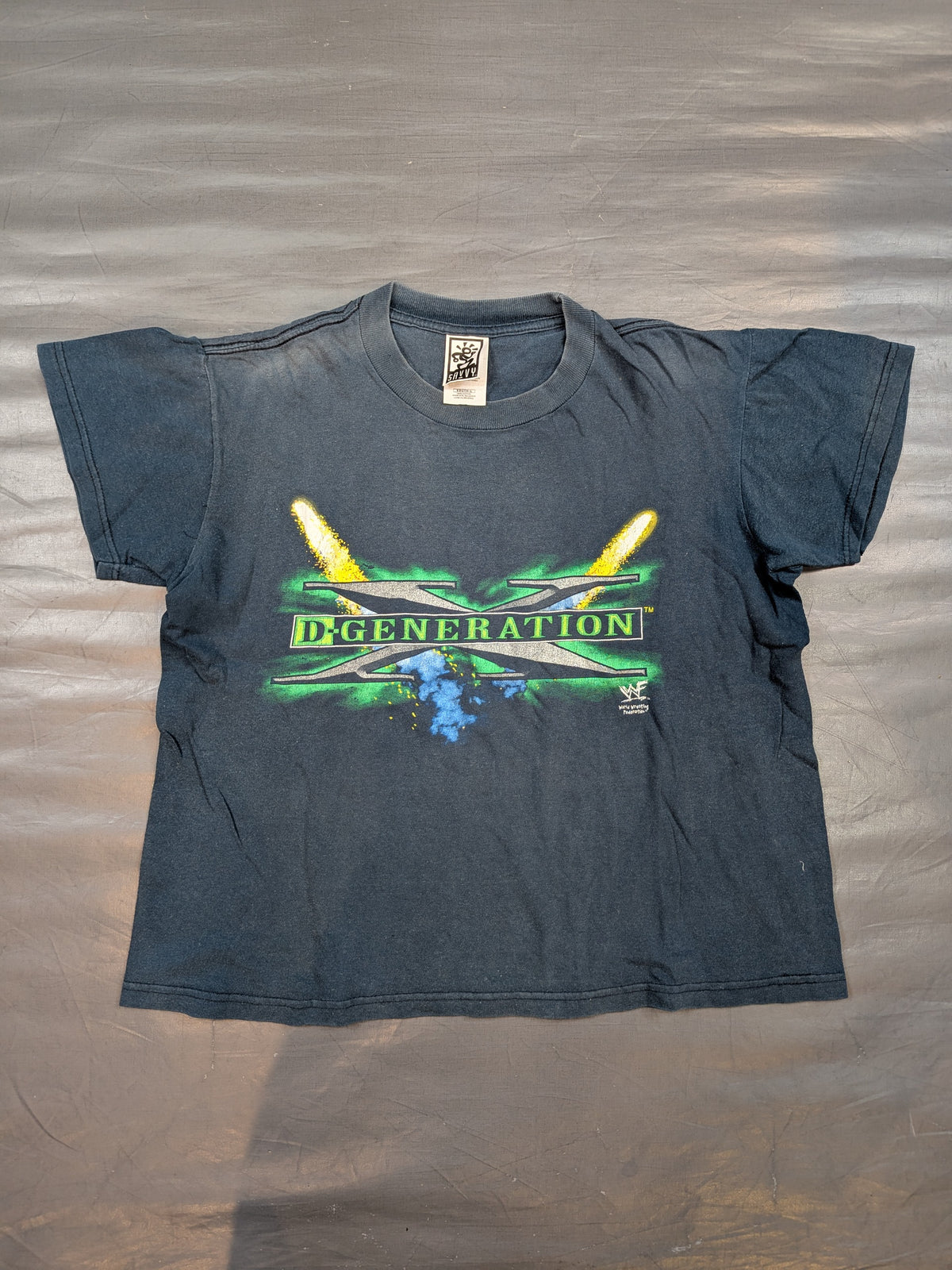D-GENERATION X Picture T-Shirt (WWF (1998) / Black)