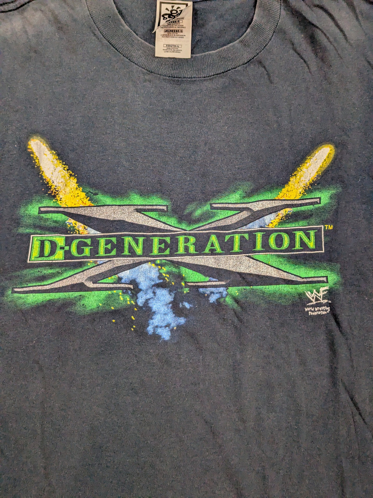 D-GENERATION X Picture T-Shirt (WWF (1998) / Black)