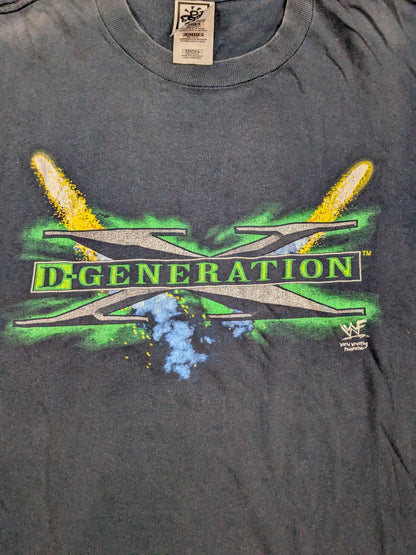 D-GENERATION X Picture T-Shirt (WWF (1998) / Black)