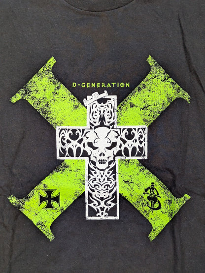 D-GENERATION X T-SHIRT (WWE (2000s) / Black)