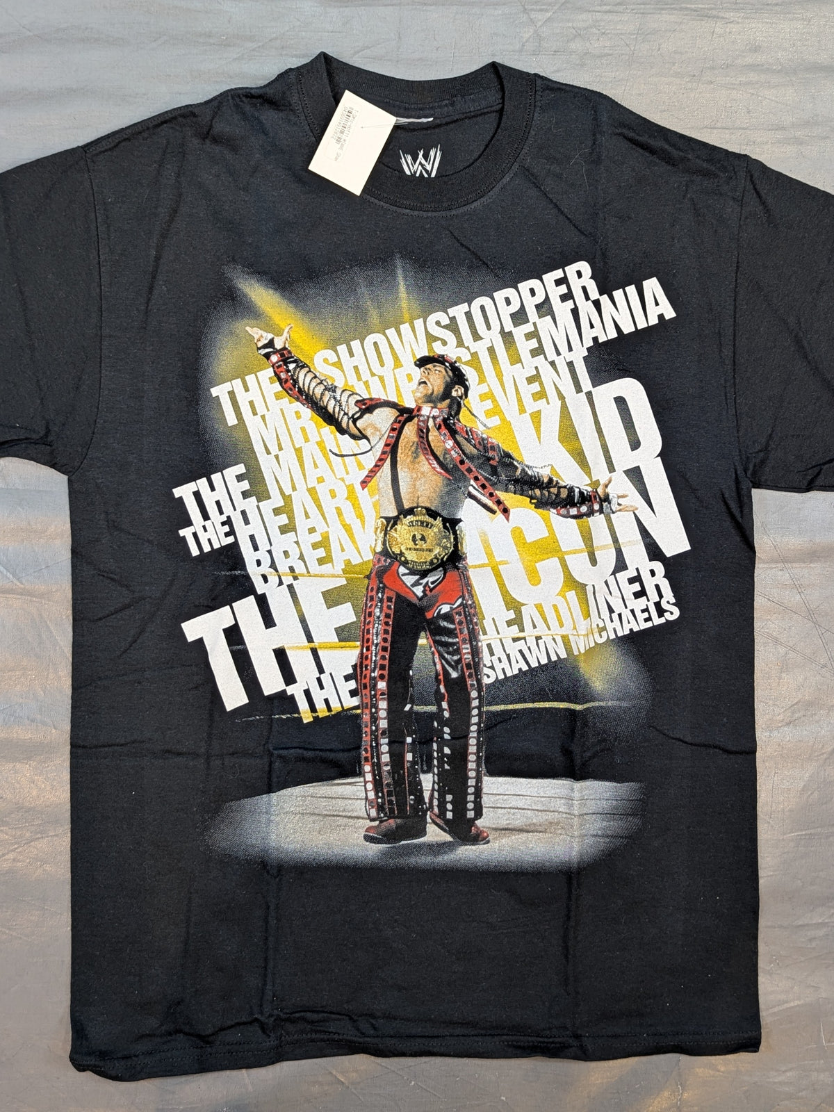Sean Michaels 'HALL OF FAME' Picture T-Shirt (WWE (2011) / Black)