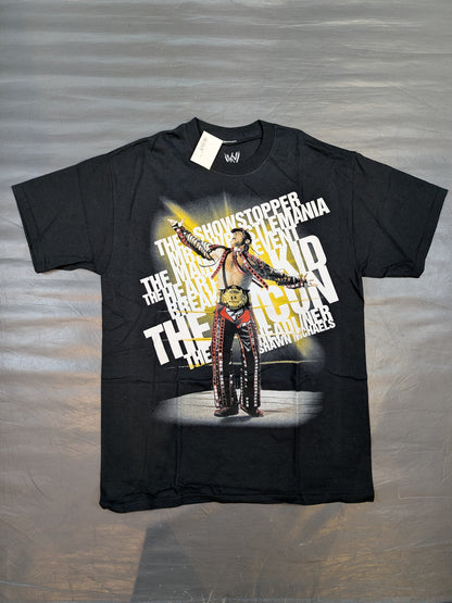 Sean Michaels 'HALL OF FAME' Picture T-Shirt (WWE (2011) / Black)