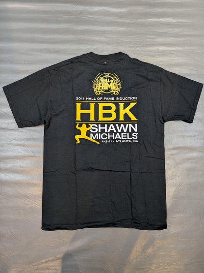 Sean Michaels 'HALL OF FAME' Picture T-Shirt (WWE (2011) / Black)
